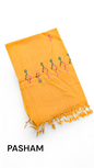 Pasham Handmade Premium Wool Women Stole Shawl Wrap - Orange Designs