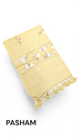 Pasham Handmade Premium Wool Women Stole Shawl Wrap - Cream Designs