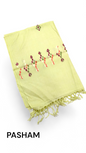 Pasham Handmade Premium Wool Women Stole Shawl Wrap - Green Designs